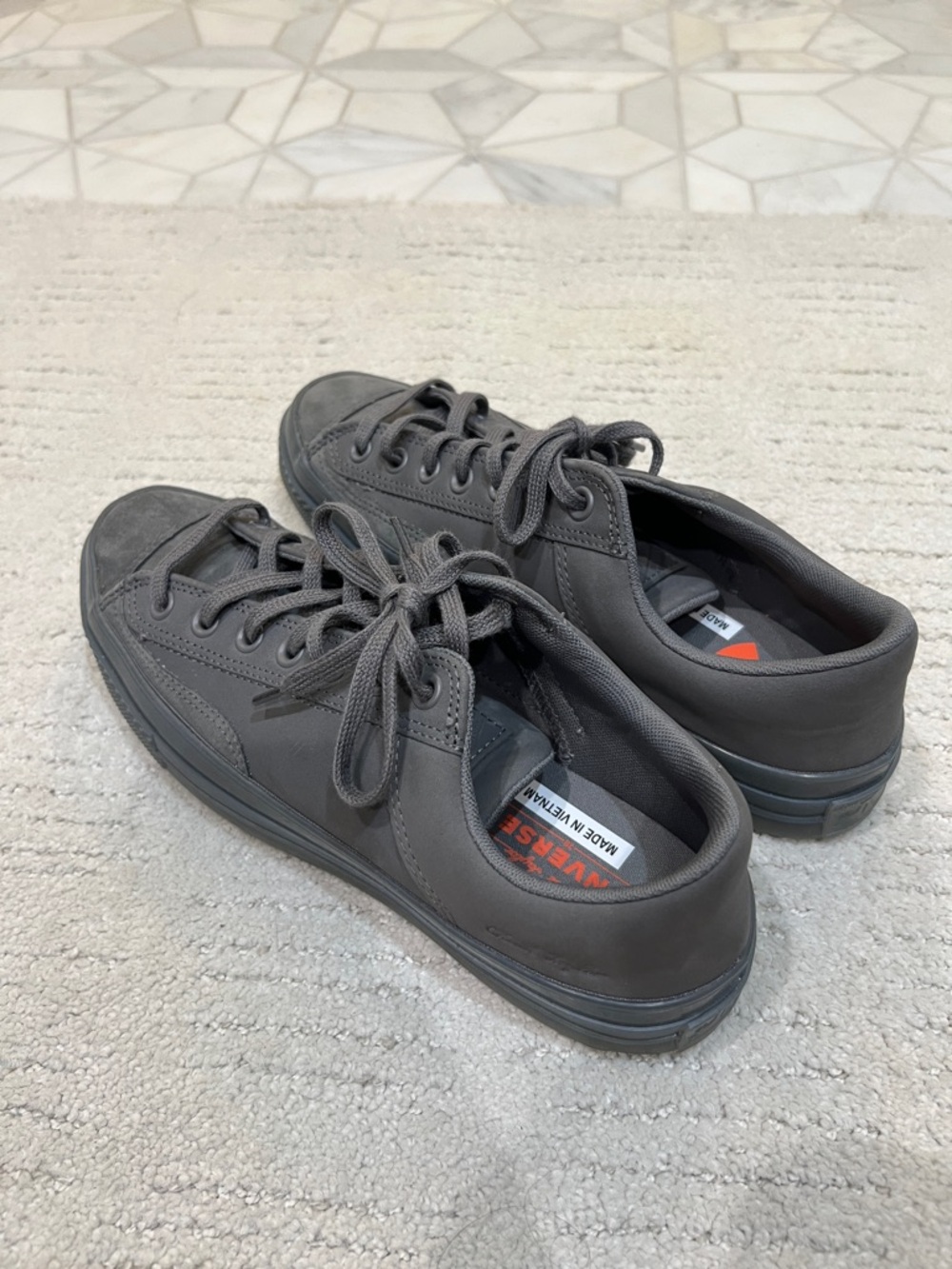 Converse Men's Dark Gray Low-Top Sneakers